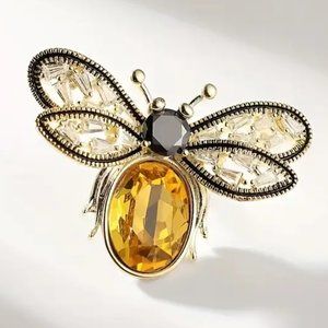 Golden Bee Brooch
